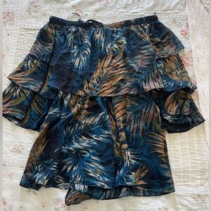 Olivaceous Romper off the shoulder, S